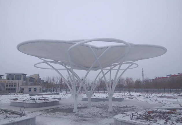 呼和浩特膜结构是否需要先搭建支撑结构？